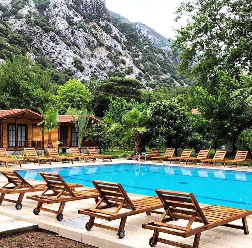 Dolunay Apart Hotel Çıralı エクステリア 写真