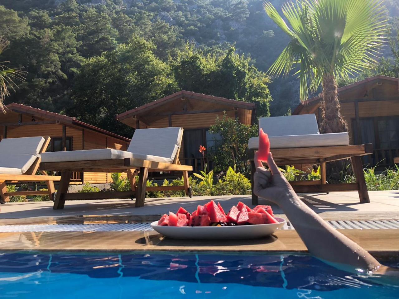 Dolunay Apart Hotel Çıralı エクステリア 写真